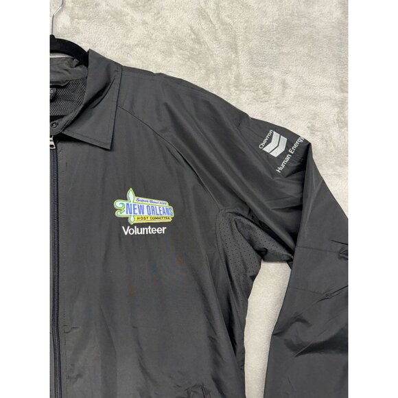 NORTH END x NEW ORLEANS X CHEVRON SUPER BOWL XLVII HOST COMMITTEE WINDBREAKER TR - Picture 4 of 6